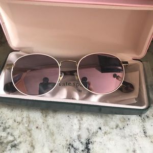 Kate Spade sunglasses pink wirh leopard print! New